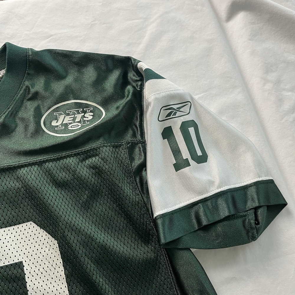 Vintage Reebok NFL New York Jets Chad Pennington #10 Jersey YOUTH XL Green - Picture 6 of 10